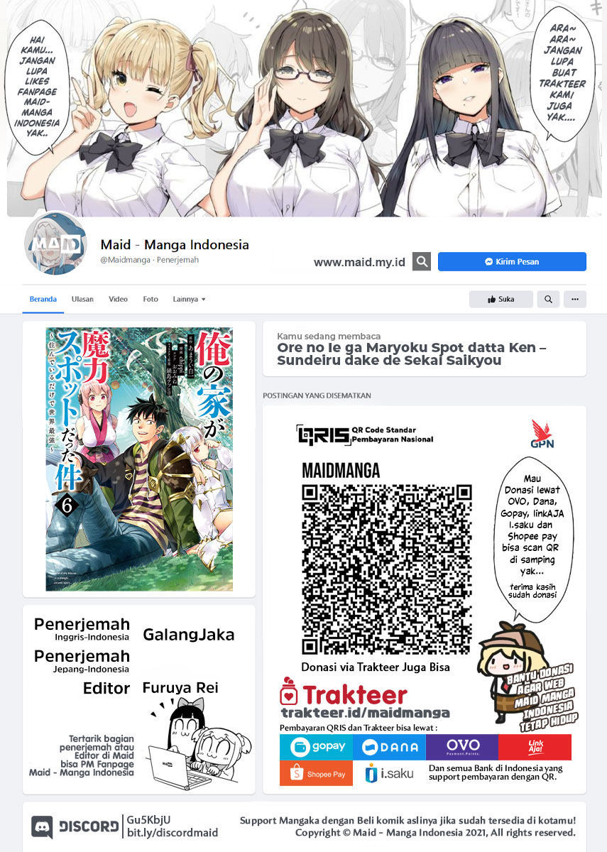 Ore no Ie ga Maryoku Spot datta Ken – Sundeiru dake de Sekai Saikyou chapter 70