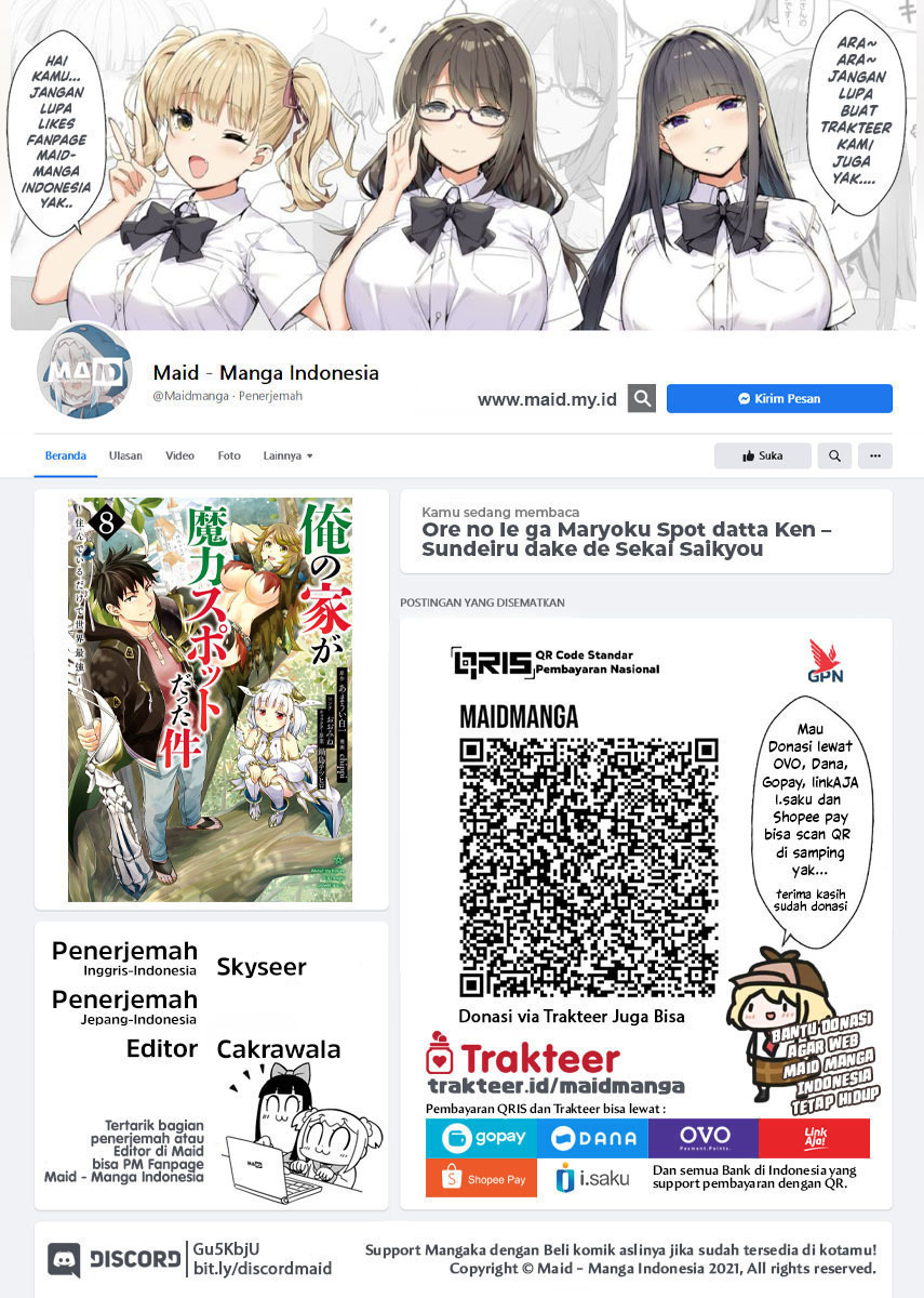 Ore no Ie ga Maryoku Spot datta Ken – Sundeiru dake de Sekai Saikyou chapter 97