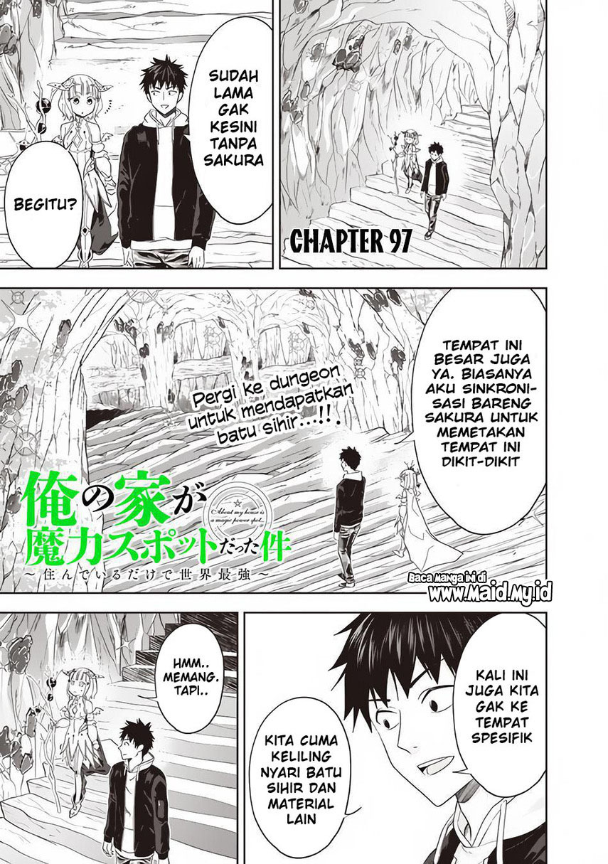 Ore no Ie ga Maryoku Spot datta Ken – Sundeiru dake de Sekai Saikyou chapter 97