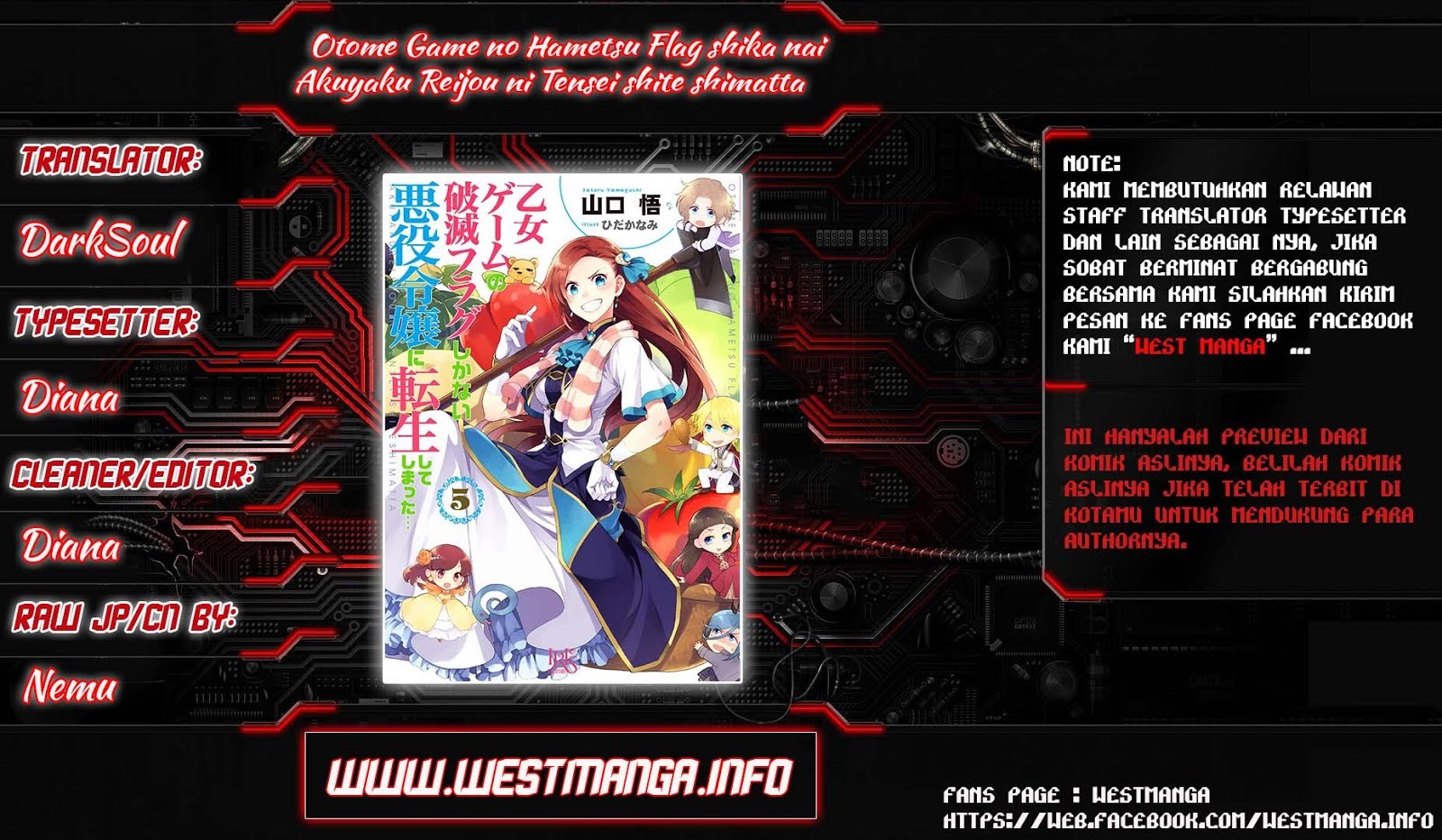 Otome Game no Hametsu Flag shika nai Akuyaku Reijou ni Tensei shite shimatta chapter 6