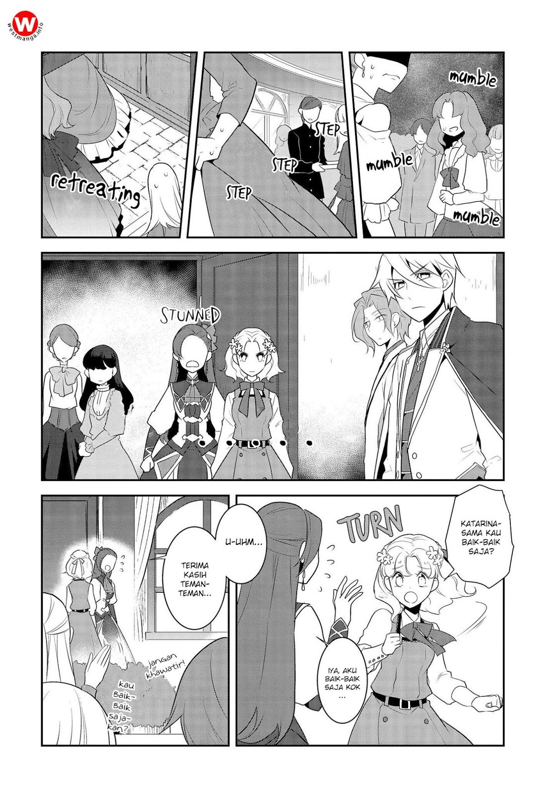 Otome Game no Hametsu Flag shika nai Akuyaku Reijou ni Tensei shite shimatta Chapter 14 Bahasa Indonesia