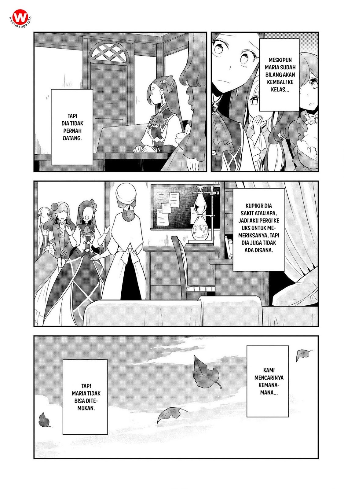 Otome Game no Hametsu Flag shika nai Akuyaku Reijou ni Tensei shite shimatta Chapter 14 Bahasa Indonesia