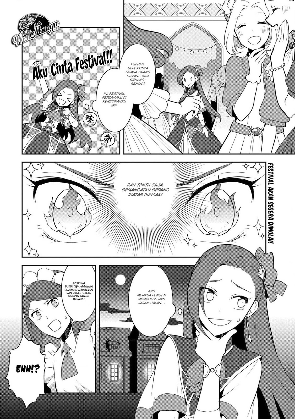Otome Game no Hametsu Flag shika nai Akuyaku Reijou ni Tensei shite shimatta Chapter 24 Bahasa Indonesia
