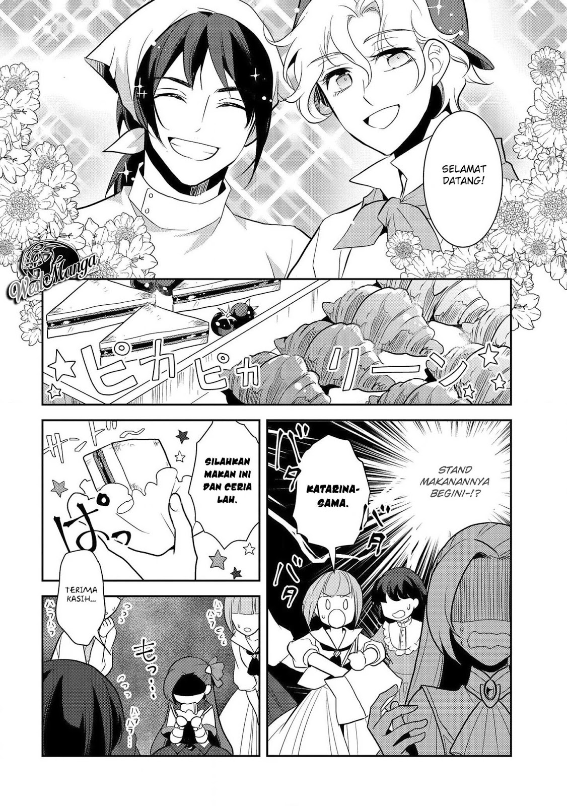 Otome Game no Hametsu Flag shika nai Akuyaku Reijou ni Tensei shite shimatta Chapter 24 Bahasa Indonesia