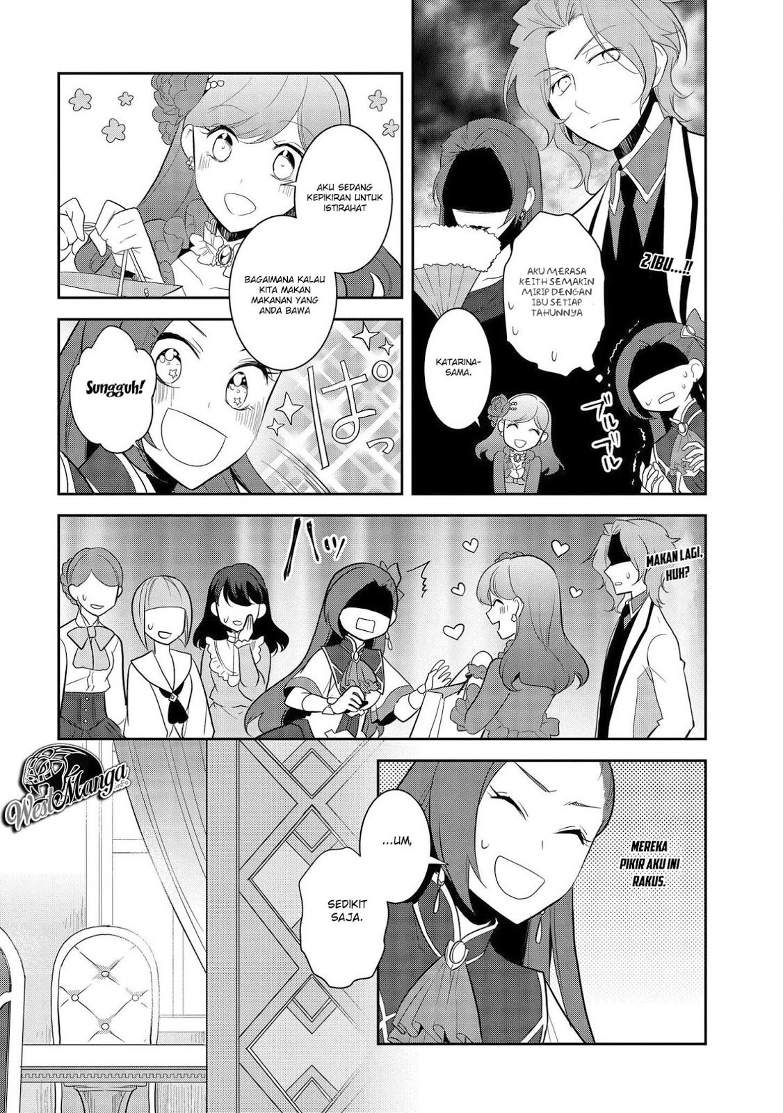 Otome Game no Hametsu Flag shika nai Akuyaku Reijou ni Tensei shite shimatta Chapter 24 Bahasa Indonesia