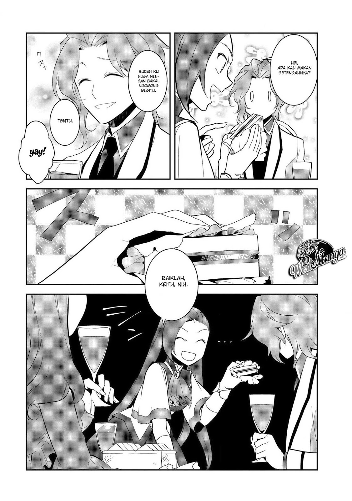 Otome Game no Hametsu Flag shika nai Akuyaku Reijou ni Tensei shite shimatta Chapter 24 Bahasa Indonesia