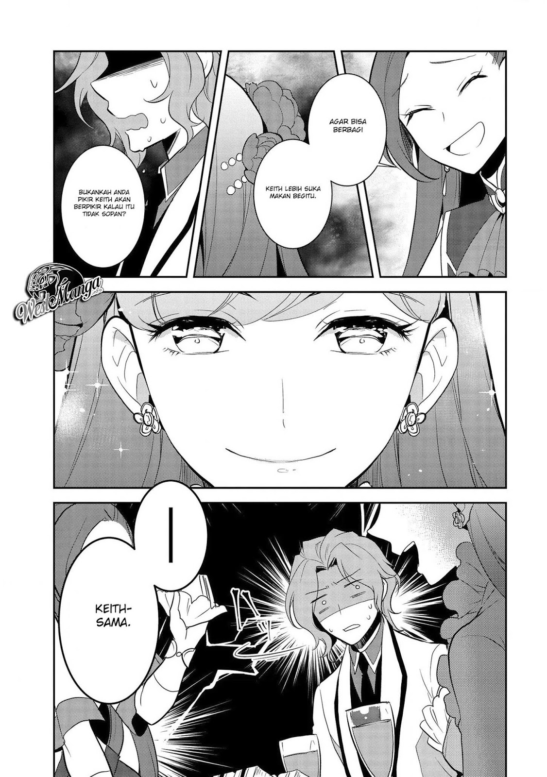 Otome Game no Hametsu Flag shika nai Akuyaku Reijou ni Tensei shite shimatta Chapter 24 Bahasa Indonesia
