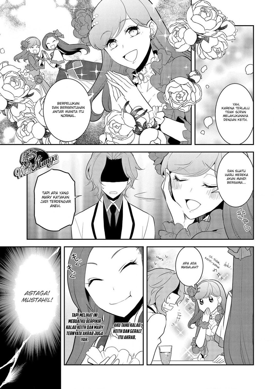 Otome Game no Hametsu Flag shika nai Akuyaku Reijou ni Tensei shite shimatta Chapter 24 Bahasa Indonesia