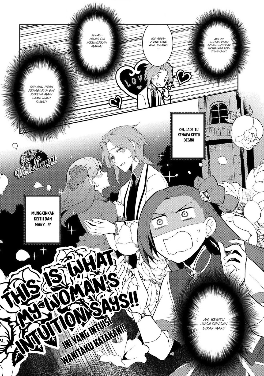Otome Game no Hametsu Flag shika nai Akuyaku Reijou ni Tensei shite shimatta Chapter 24 Bahasa Indonesia