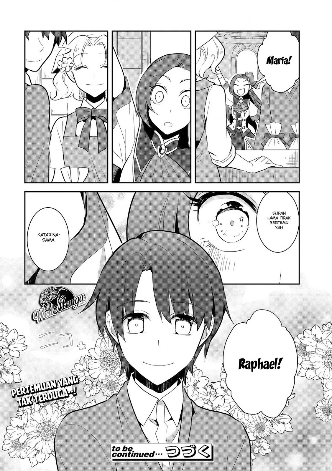 Otome Game no Hametsu Flag shika nai Akuyaku Reijou ni Tensei shite shimatta Chapter 24 Bahasa Indonesia