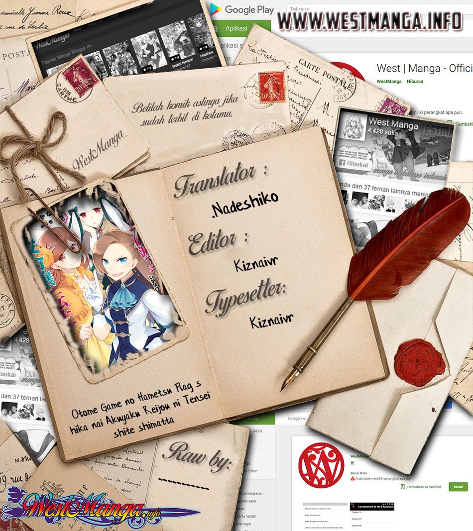 Otome Game no Hametsu Flag shika nai Akuyaku Reijou ni Tensei shite shimatta chapter 28