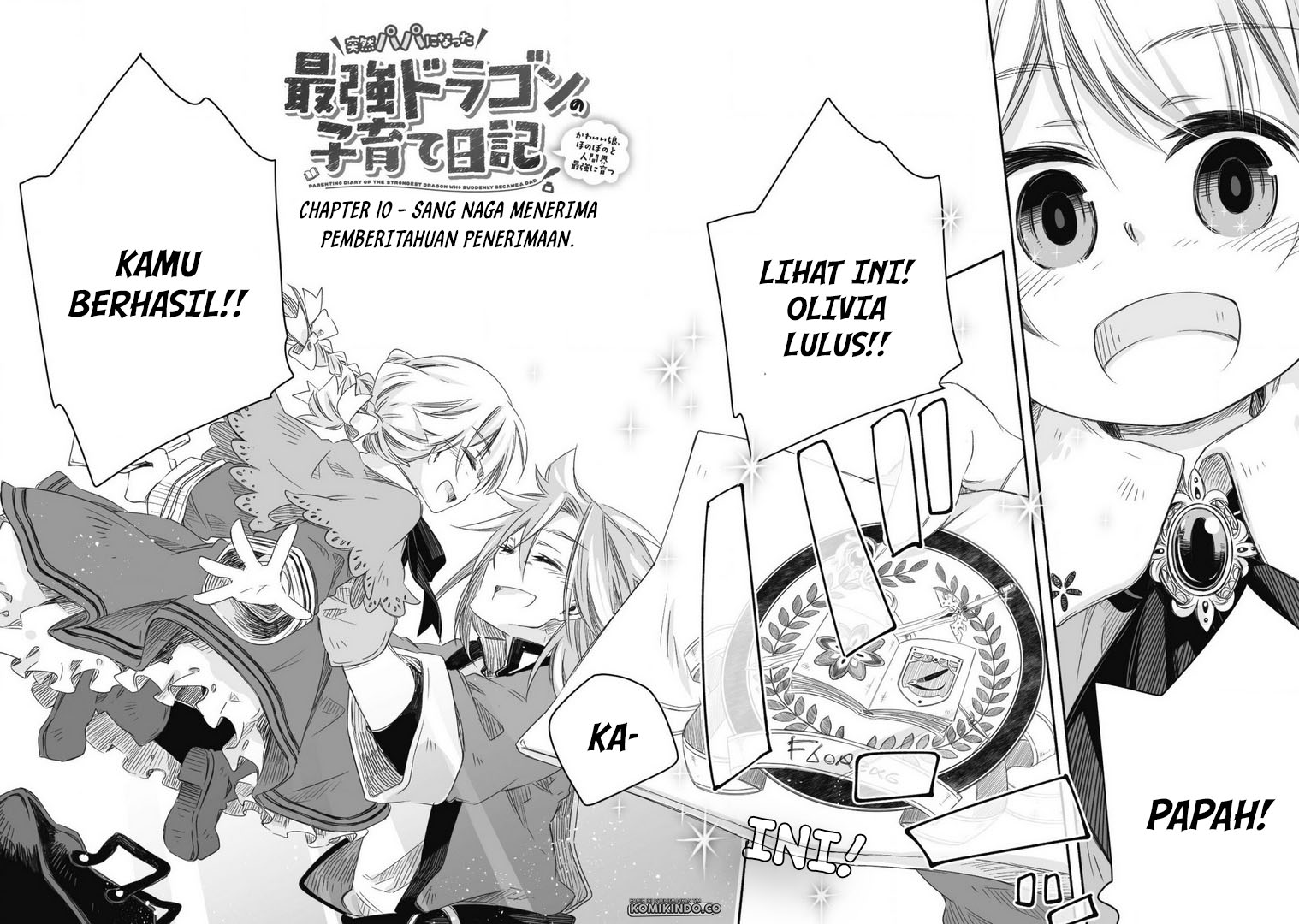Parenting Diary Of The Strongest Dragon Chapter 10 Bahasa Indonesia