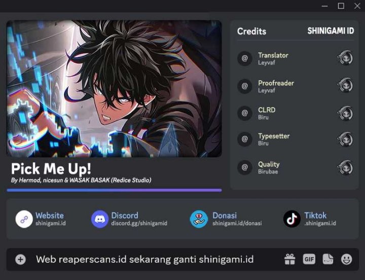 Pick Me Up, Infinite Gacha Chapter 38 Bahasa Indonesia