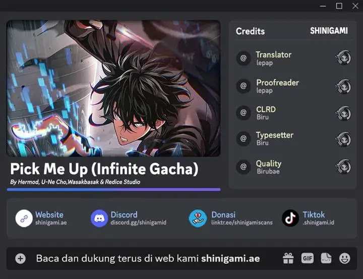 Pick Me Up, Infinite Gacha chapter 146