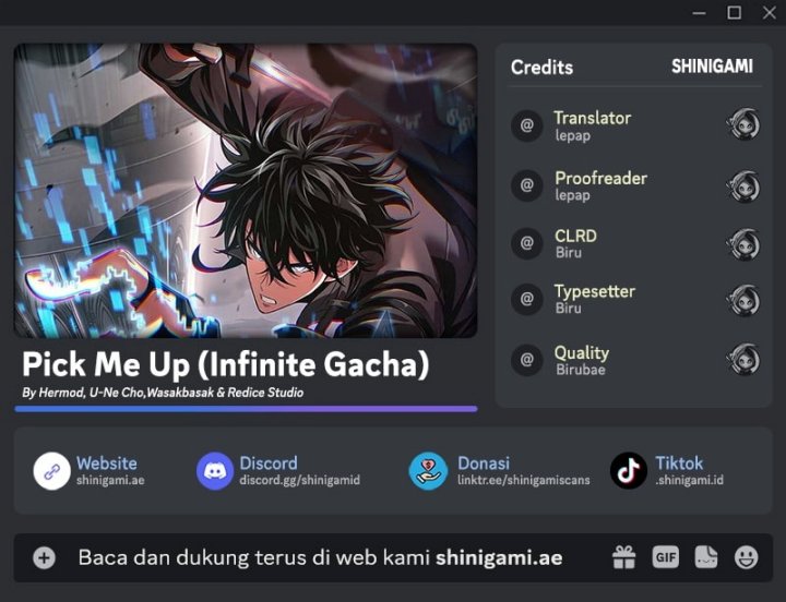 Pick Me Up, Infinite Gacha chapter 147