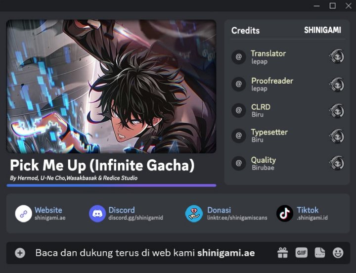 Pick Me Up, Infinite Gacha chapter 168
