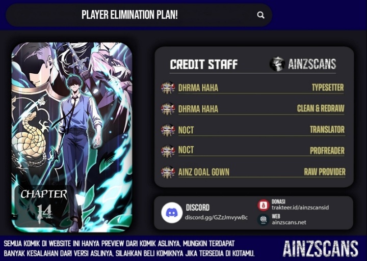 Player Elimination Plan! When the Mutation Descends Upon the World Chapter 14 Bahasa Indonesia