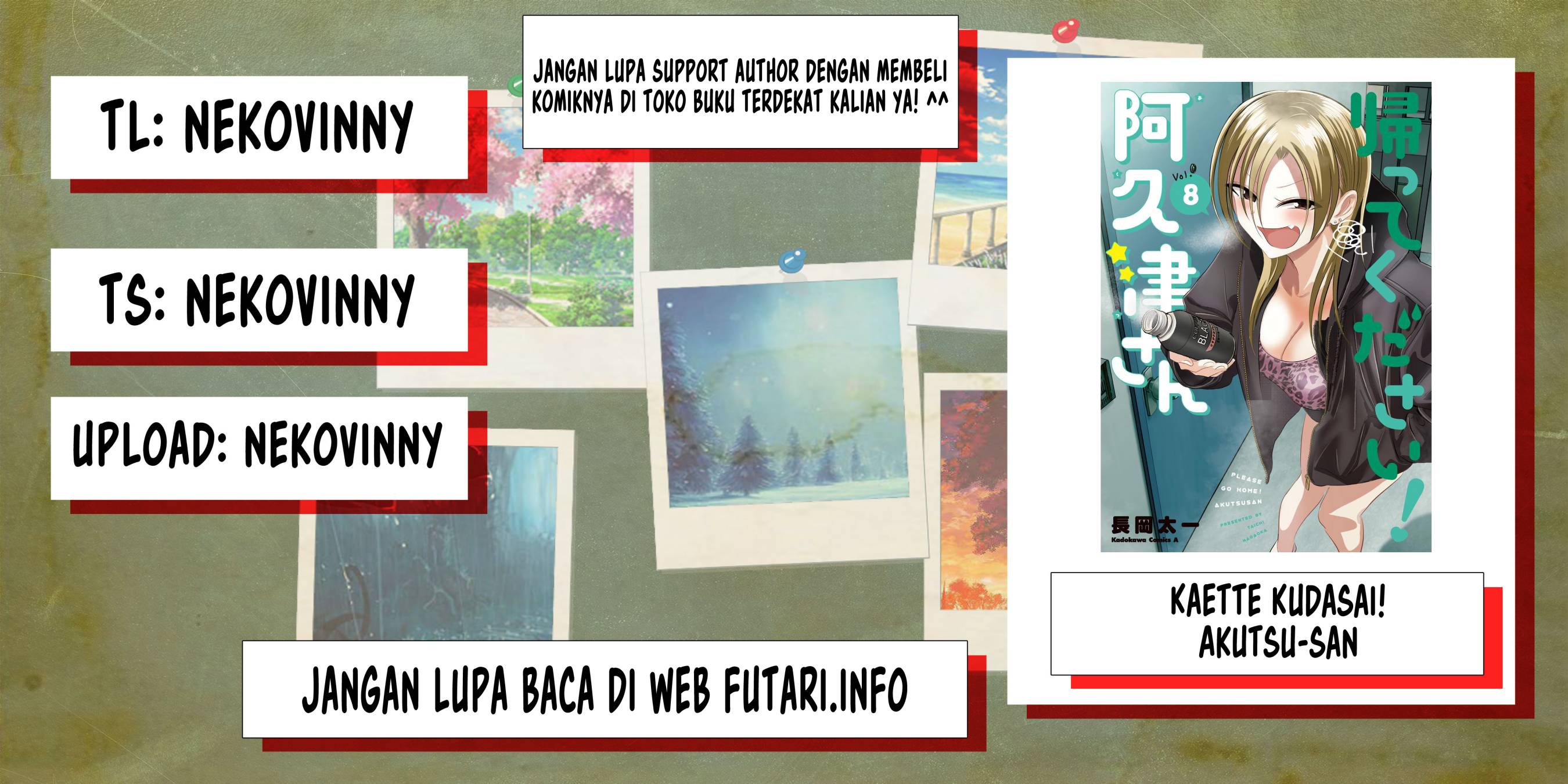 Please Go Home, Akutsu-san! Chapter 159 Bahasa Indonesia