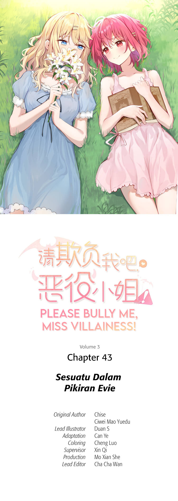 Please Bully Me, Miss Villainess! Chapter 43 Bahasa Indonesia