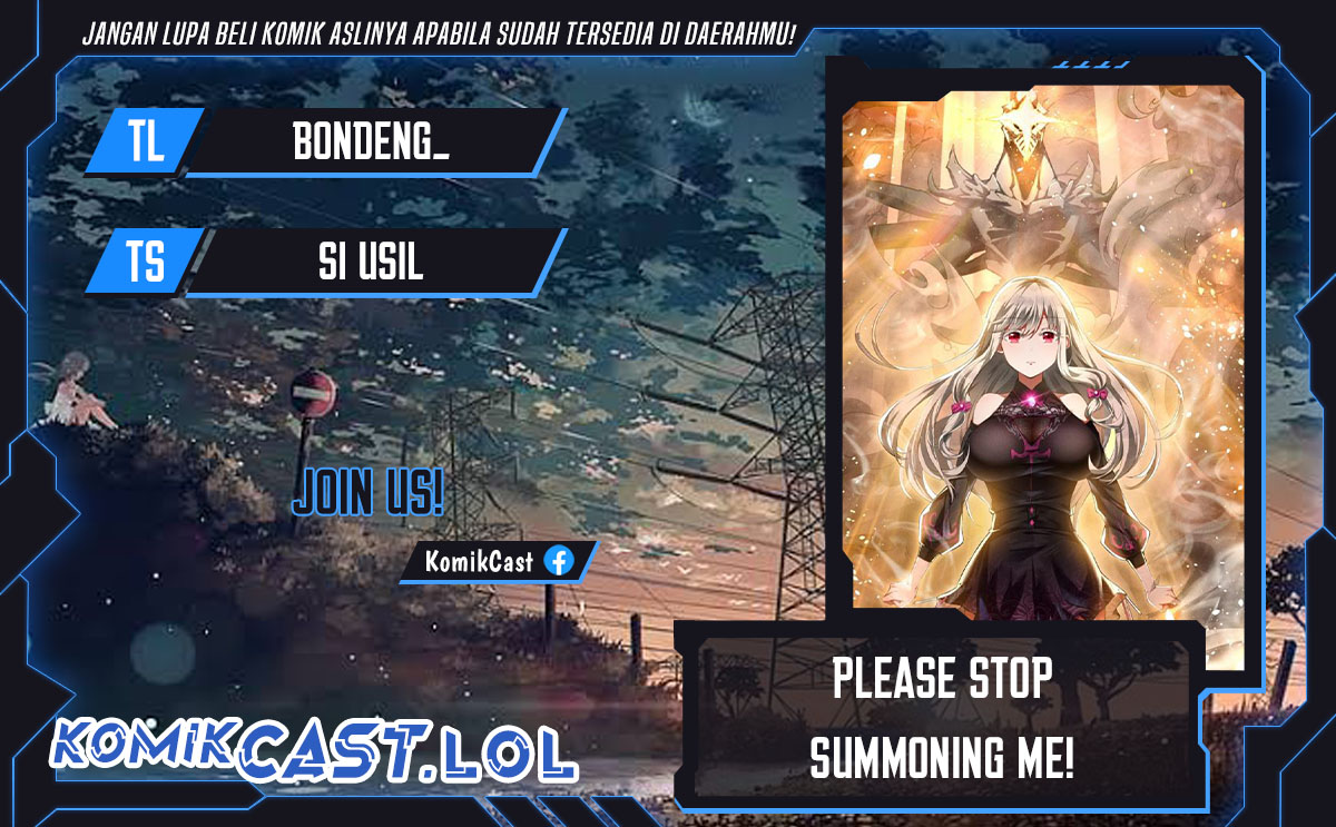 Please Stop Summoning Me! Chapter 76 Bahasa Indonesia