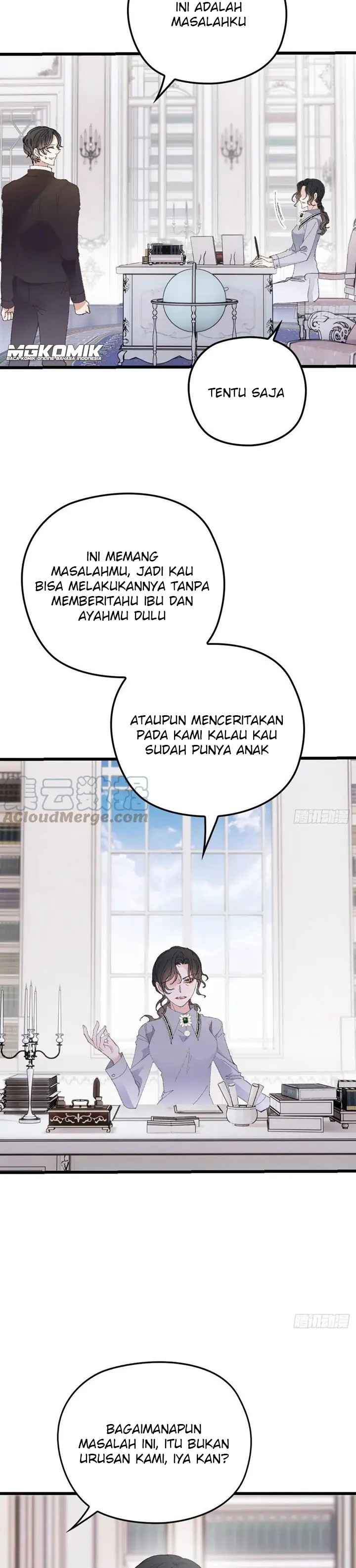 Pregnant Wife, One Plus One Chapter 134 Bahasa Indonesia