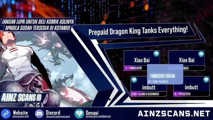 Prepaid Dragon King Tanks Everything! Chapter 23 Bahasa Indonesia