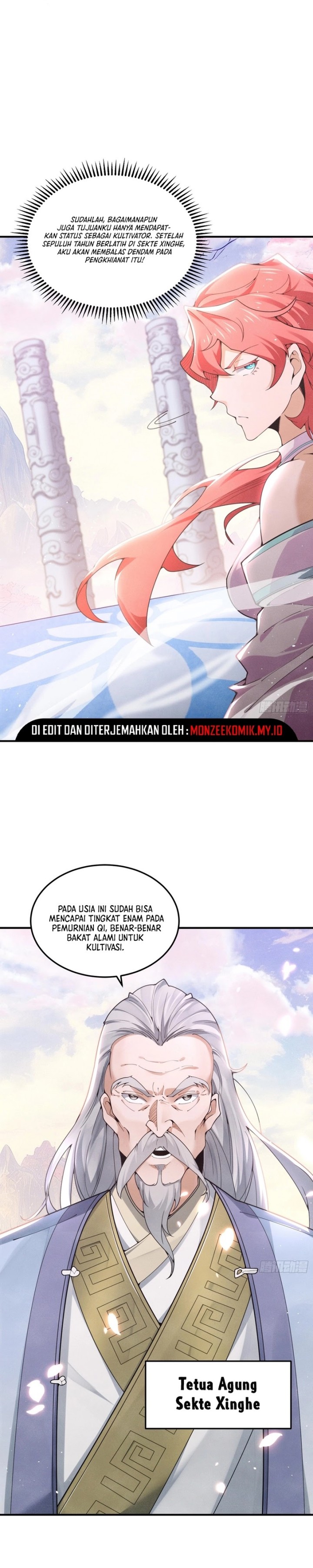 Qi Refining Level 3000 Accept the Empress as your disciple Chapter 01 Bahasa Indonesia