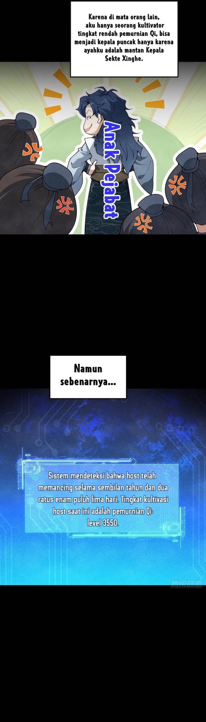 Qi Refining Level 3000 Accept the Empress as your disciple Chapter 01 Bahasa Indonesia