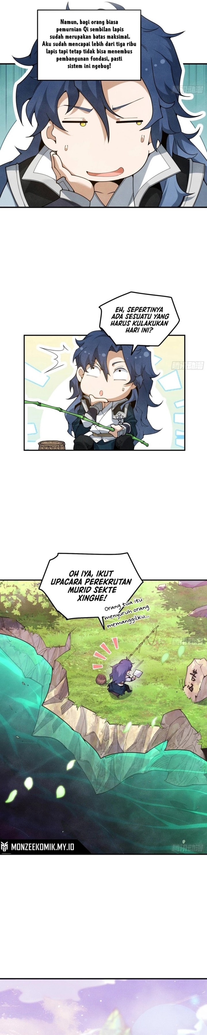 Qi Refining Level 3000 Accept the Empress as your disciple Chapter 01 Bahasa Indonesia