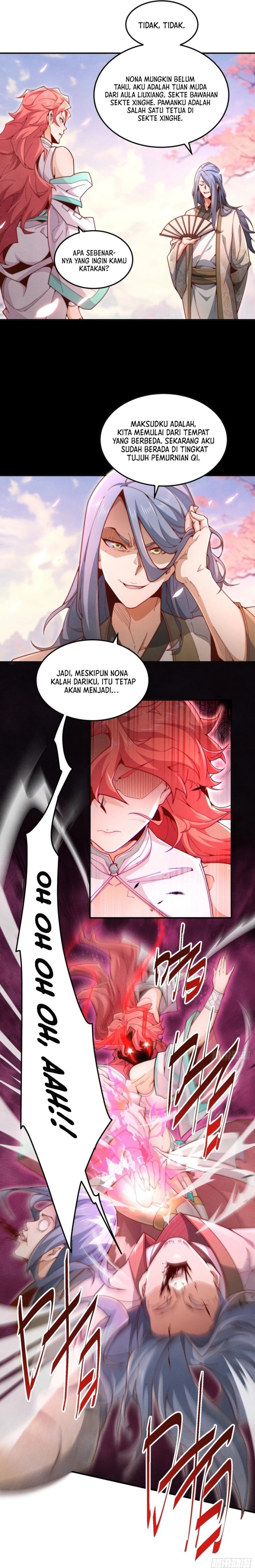 Qi Refining Level 3000 Accept the Empress as your disciple Chapter 01 Bahasa Indonesia