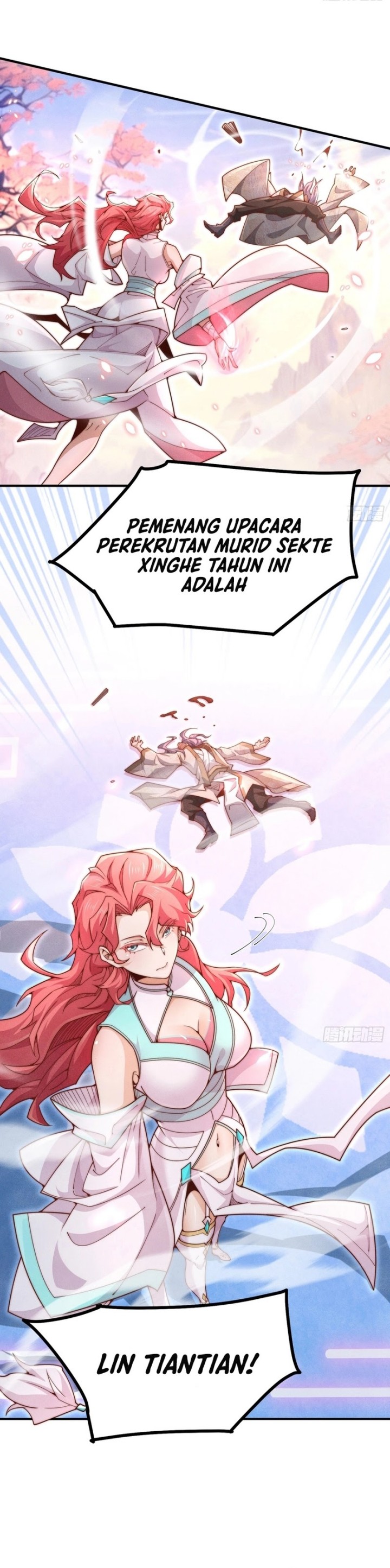 Qi Refining Level 3000 Accept the Empress as your disciple Chapter 01 Bahasa Indonesia