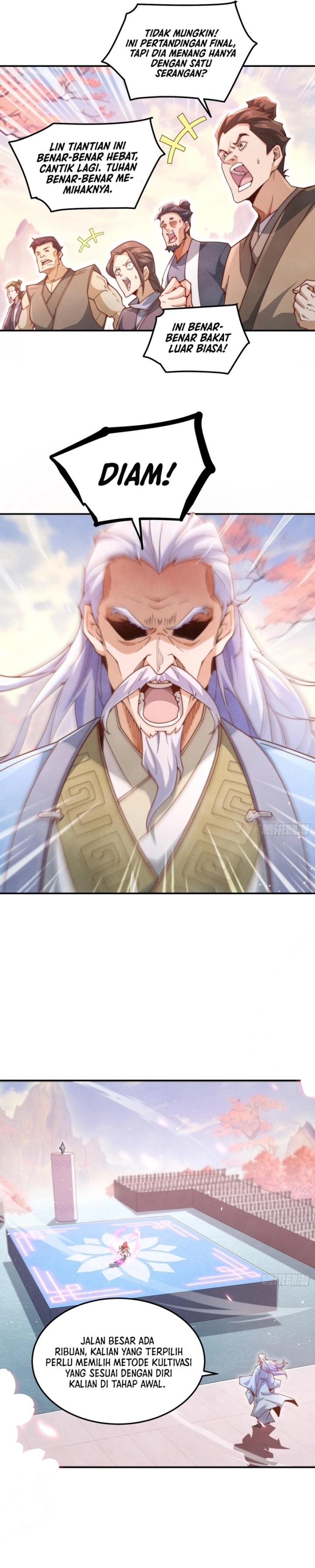 Qi Refining Level 3000 Accept the Empress as your disciple Chapter 01 Bahasa Indonesia