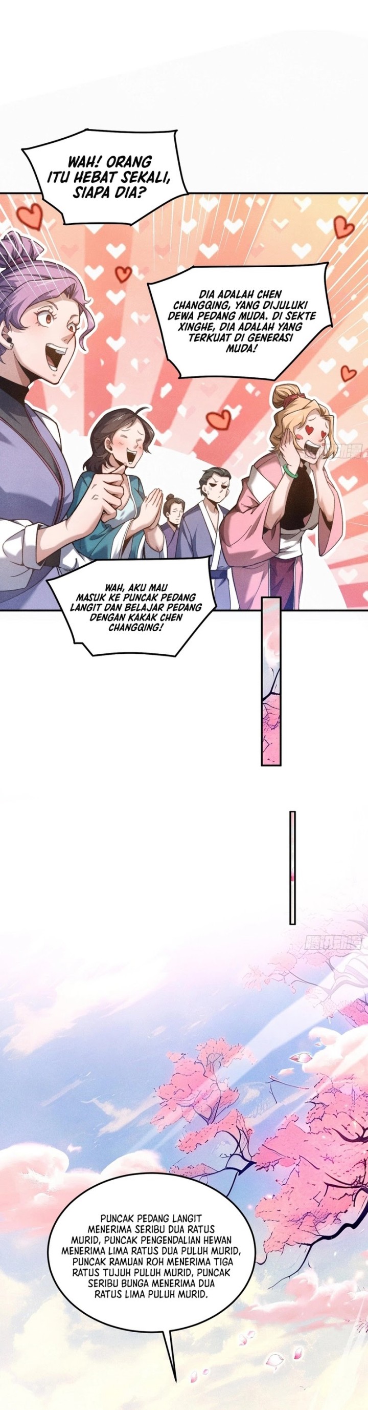 Qi Refining Level 3000 Accept the Empress as your disciple Chapter 01 Bahasa Indonesia