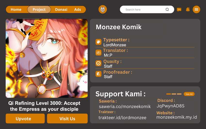 Qi Refining Level 3000 Accept the Empress as your disciple chapter 4