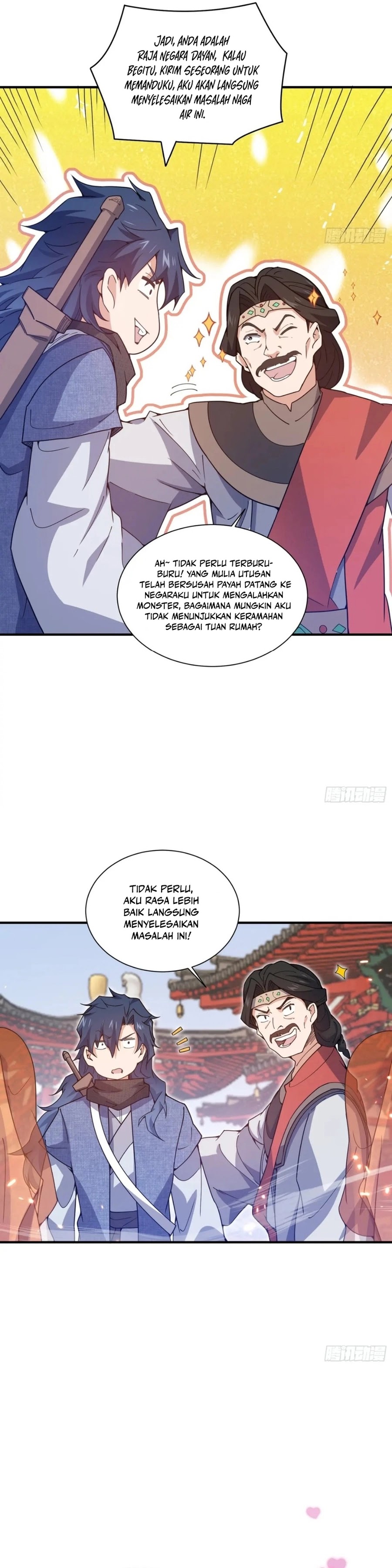 Qi Refining Level 3000 Accept the Empress as your disciple Chapter 14 Bahasa Indonesia