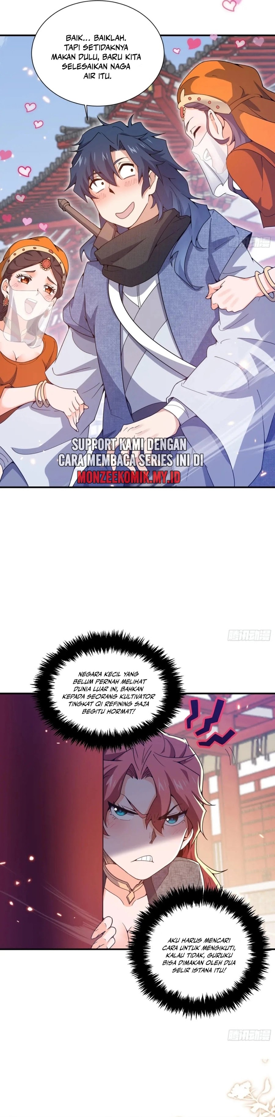 Qi Refining Level 3000 Accept the Empress as your disciple Chapter 14 Bahasa Indonesia