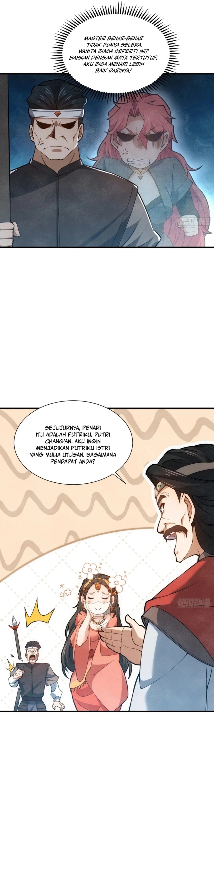Qi Refining Level 3000 Accept the Empress as your disciple Chapter 14 Bahasa Indonesia