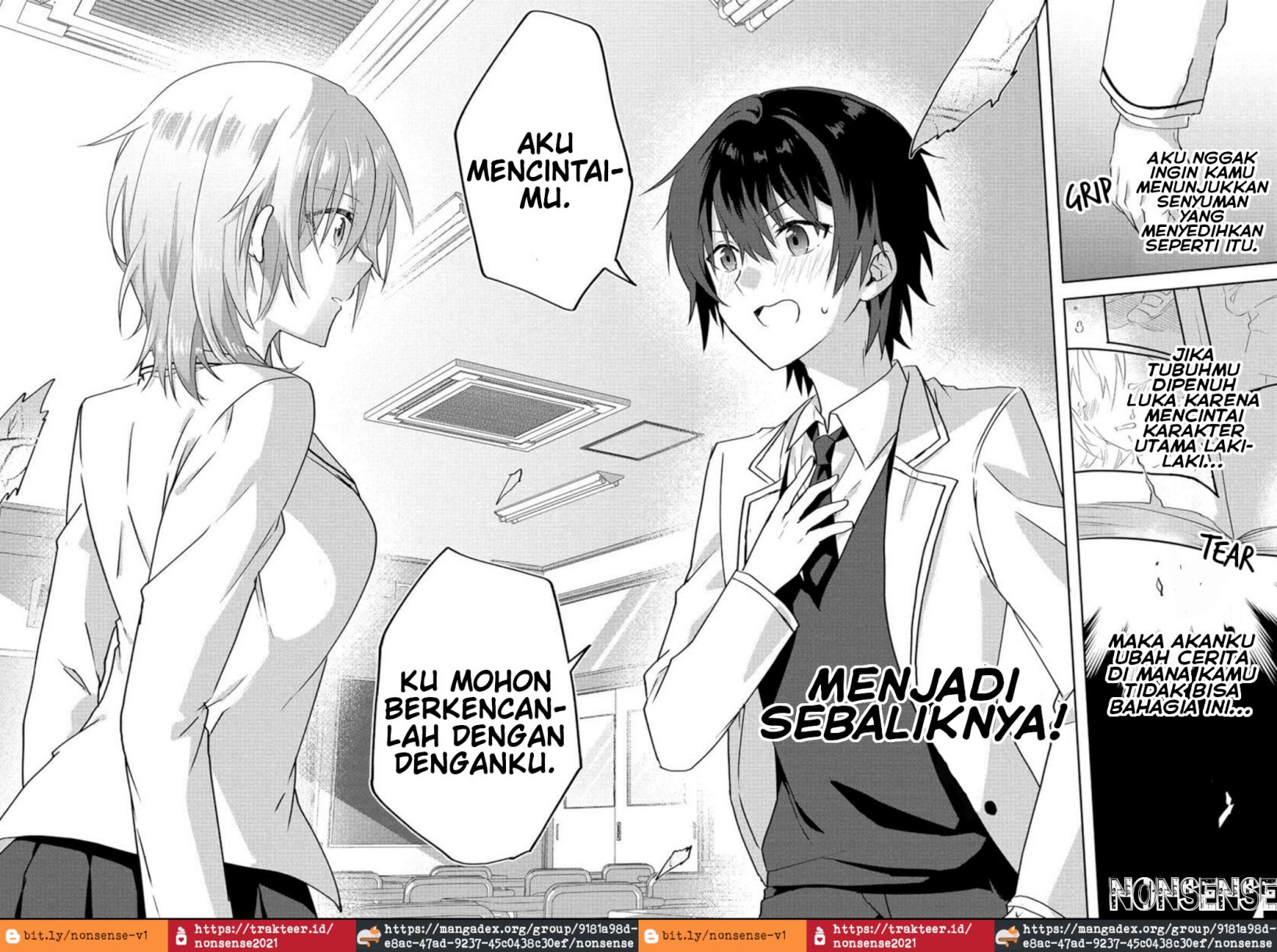 RabuKome Manga ni Haitte Shimattanode, Oshi no Make Hiroin o Zenryoku de Shiawaseni suru (Since I’ve Entered the World of Romantic Comedy Manga, I’ll Do My Best to Make the Losing Heroine Happy) chapter 1