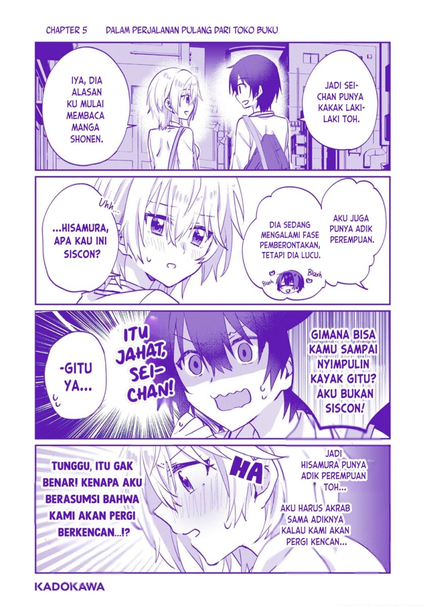 RabuKome Manga ni Haitte Shimattanode, Oshi no Make Hiroin o Zenryoku de Shiawaseni suru Chapter 06.5 Bahasa Indonesia