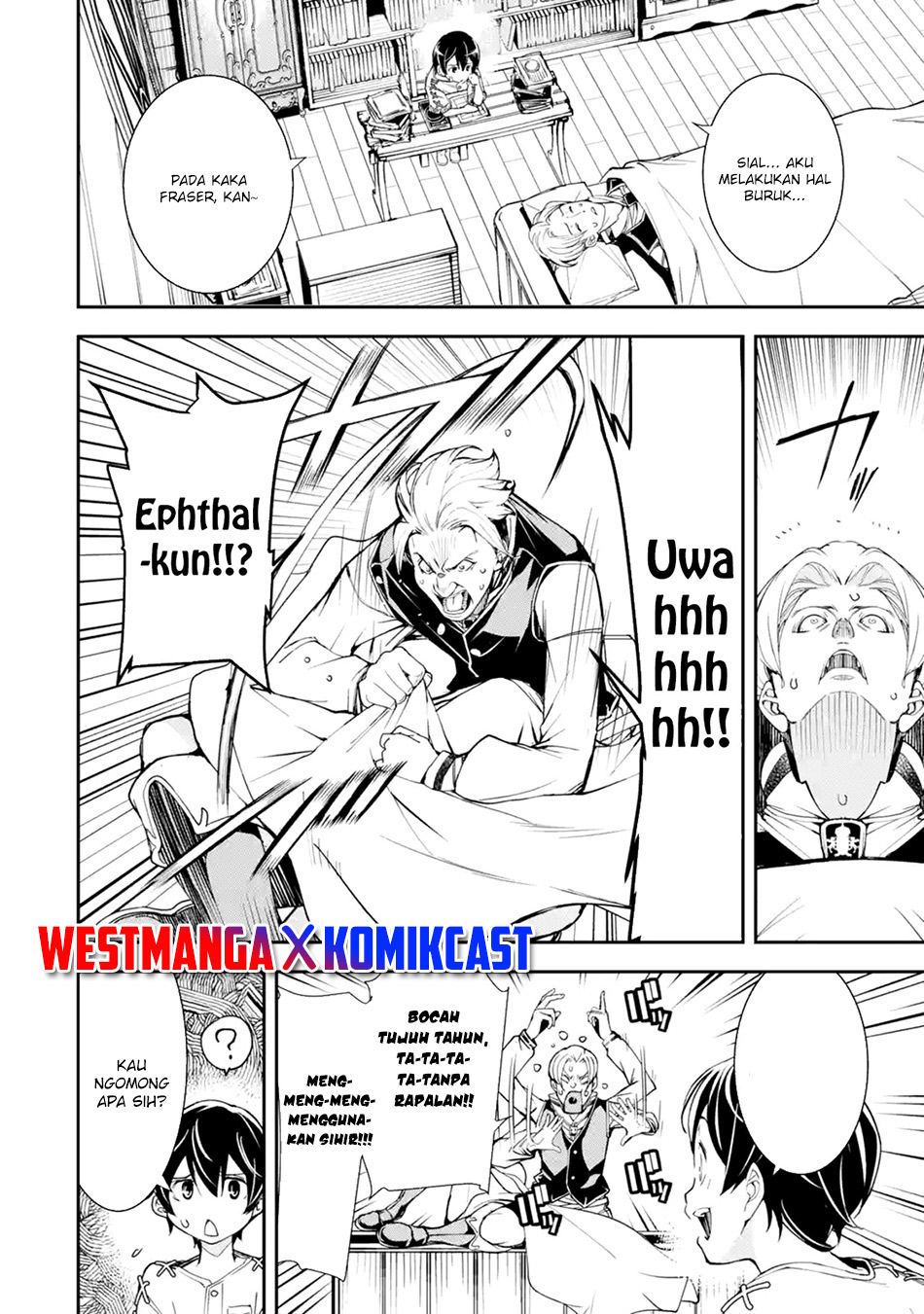 Rakudai Kenja Gakuin no Msou ~ Nidome no Tensei Chapter 02.4 Bahasa Indonesia