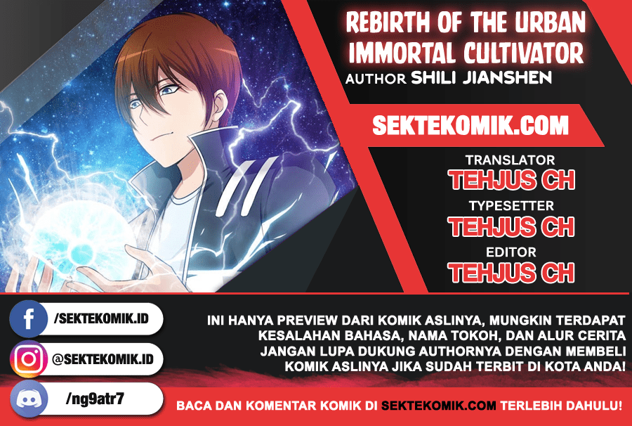 Rebirth Of The Urban Immortal Cultivator Chapter 443 Bahasa Indonesia