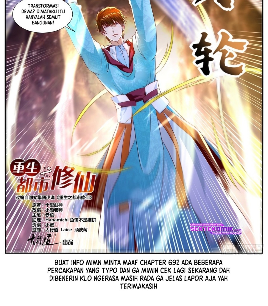 Rebirth Of The Urban Immortal Cultivator chapter 693
