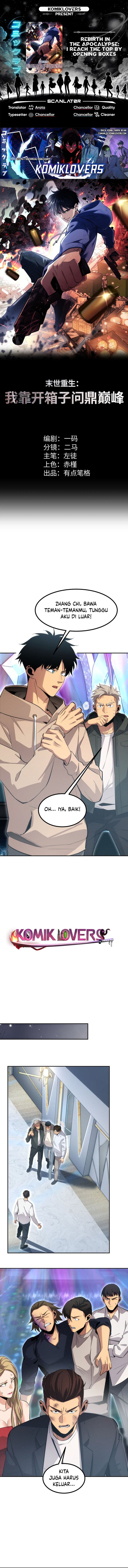 Rebirth in the Apocalypse: I Reach the Top by Opening Boxes Chapter 10 Bahasa Indonesia