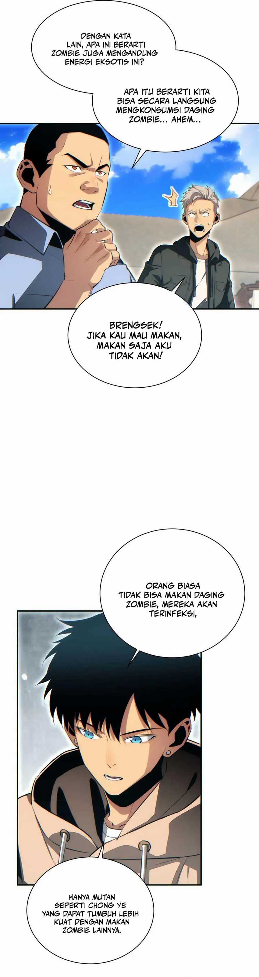 Rebirth in the Apocalypse: I Reach the Top by Opening Boxes Chapter 34 Bahasa Indonesia