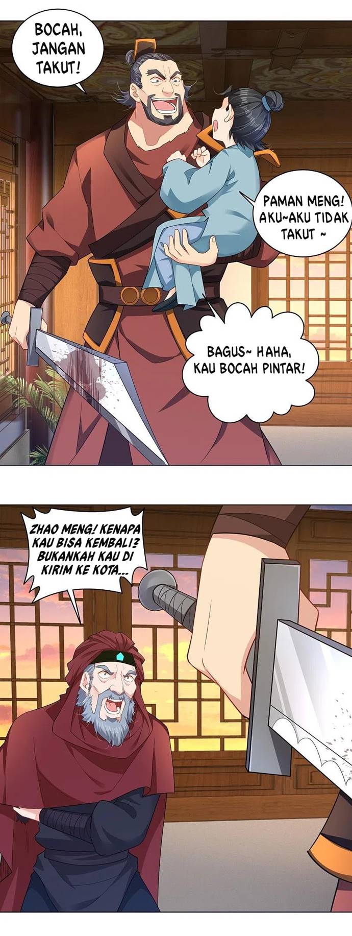 Reborn of War God Chapter 218 Bahasa Indonesia