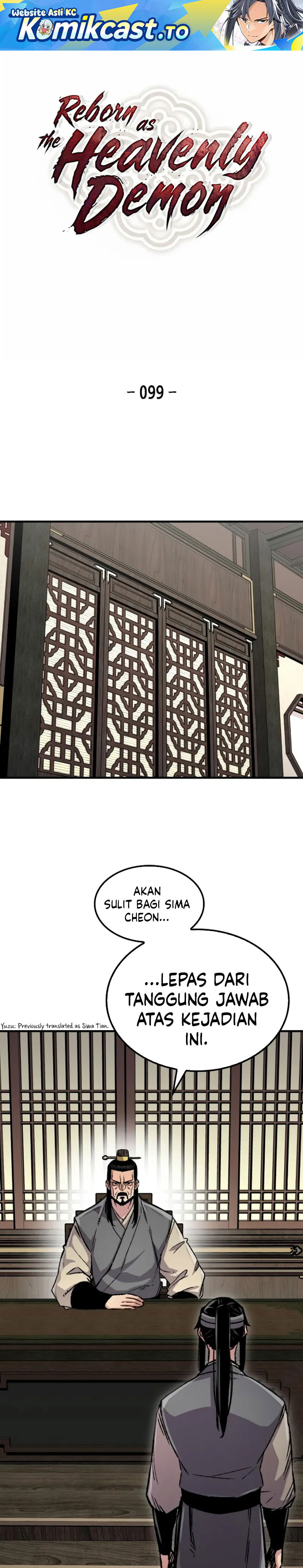 Reborn as The Heavenly Demon Chapter 99 Bahasa Indonesia
