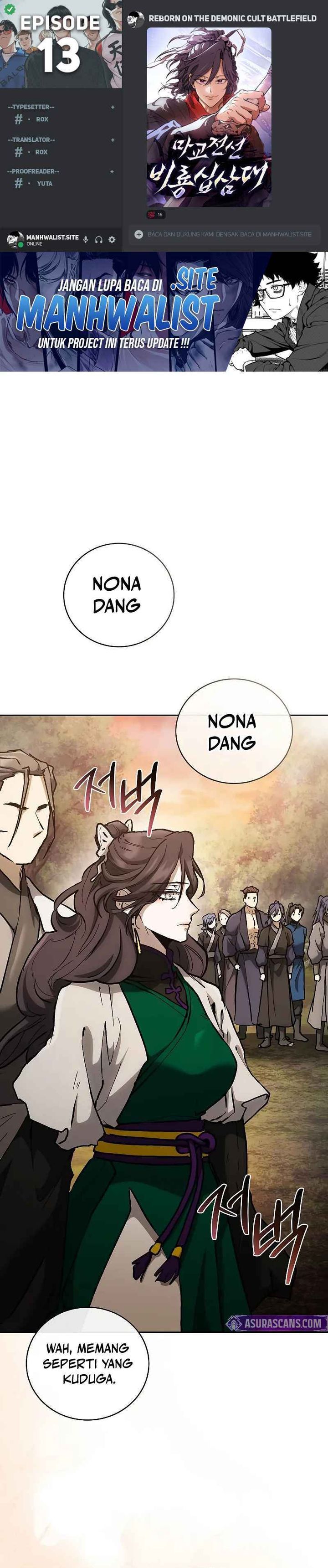 Reborn on the Demonic Cult Battlefield chapter 13