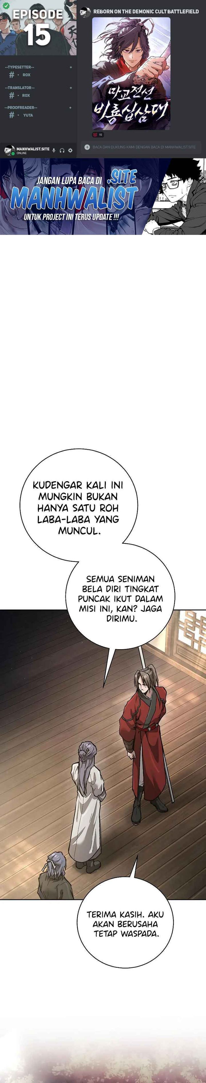 Reborn on the Demonic Cult Battlefield Chapter 15 Bahasa Indonesia