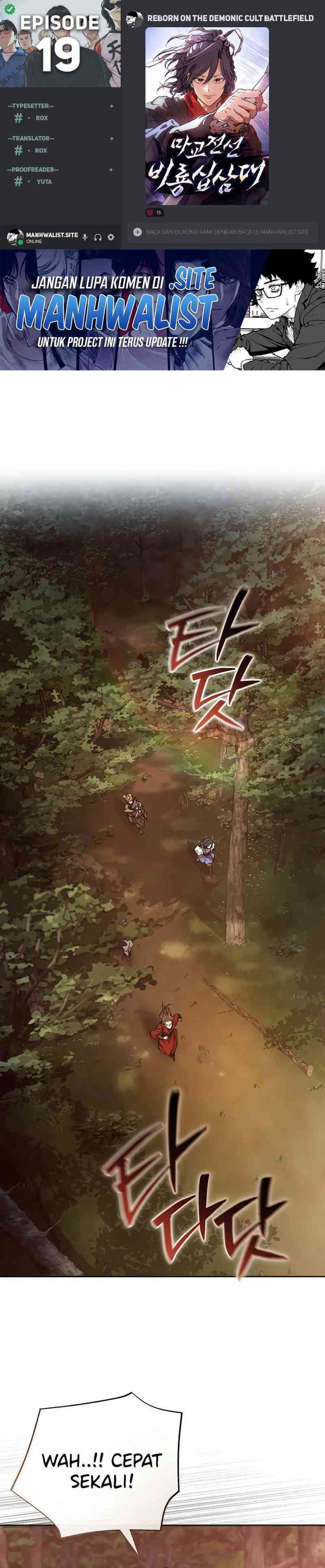 Reborn on the Demonic Cult Battlefield Chapter 19 Bahasa Indonesia