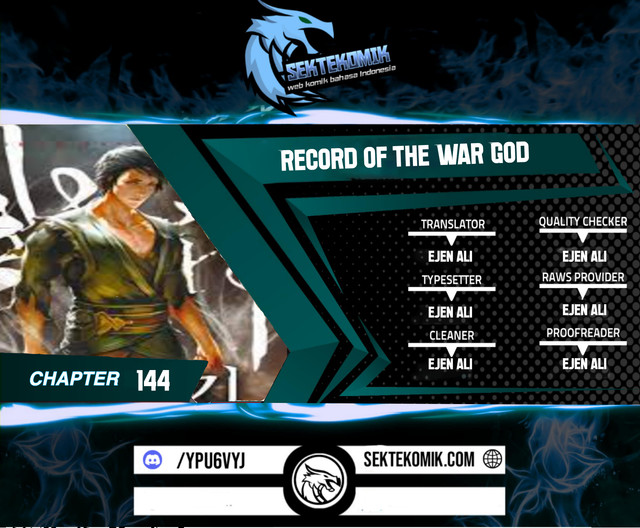 Record of the War God Chapter 144 Bahasa Indonesia
